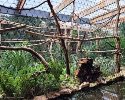 Outdoor Zoo Enclosure